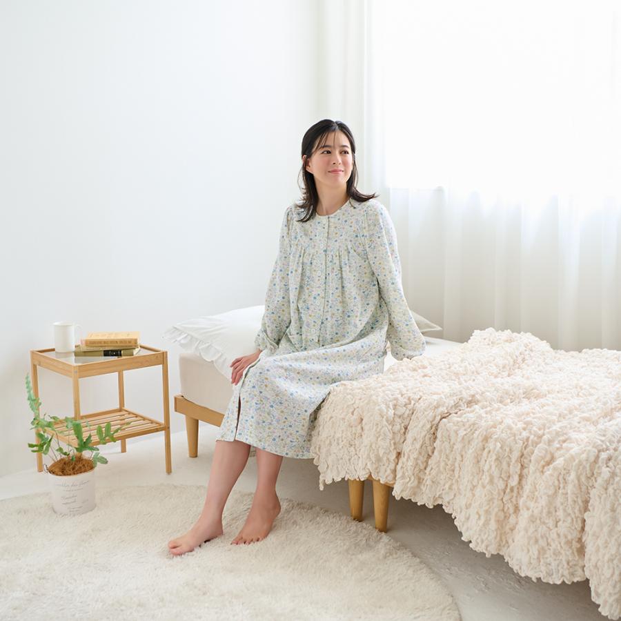 GUNZE（グンゼ） パジャマ レディース キルト ネグリジェ 介護 暖か