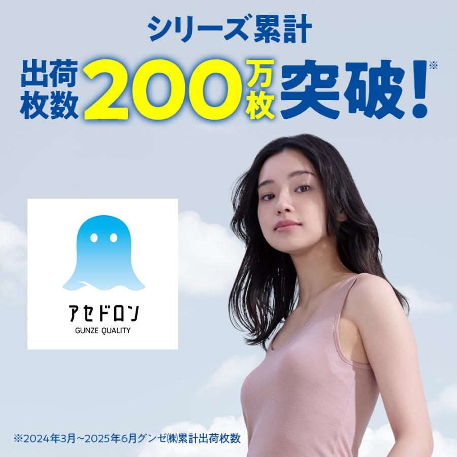 GUNZE グンゼ アセドロン パジャマ レディース 7分袖 夏 綿