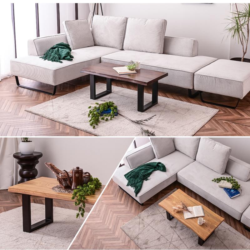 センターテーブル 幅100cm リビングテーブル 天然木 無垢材