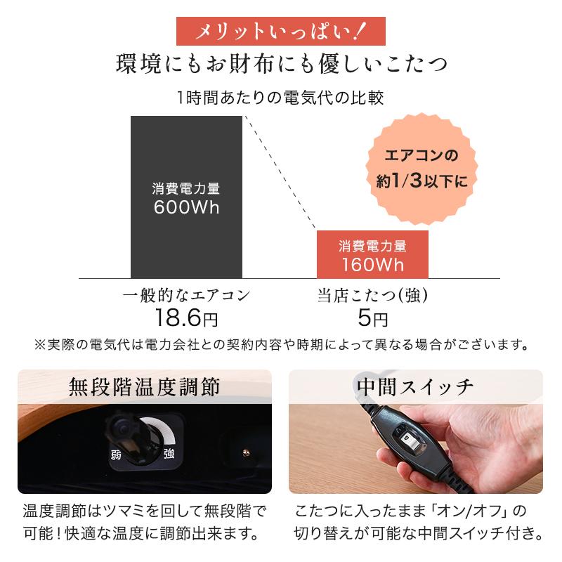 ダイニングこたつ　120ｘ80 楽天市場】ダイニングこたつ6点セット 120x80cm 長方形 (ダイニング