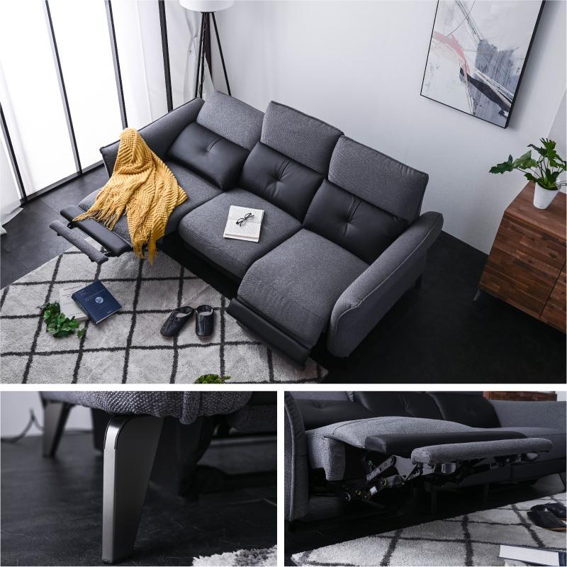 ソファ ソファー 電動 電動ソファ 電動ソファー リクライニング 電動リクライニング ファブリック 3人掛け 3P 大型 高級 開梱設置付 | ブランド登録なし | 09