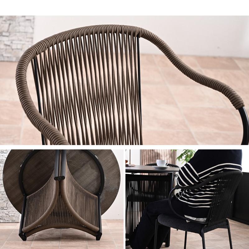 ダイニングセット ダイニングテーブルセット 4点セット セラミック 丸