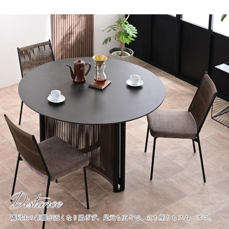 ダイニングセット ダイニングテーブルセット 4点セット セラミック 丸