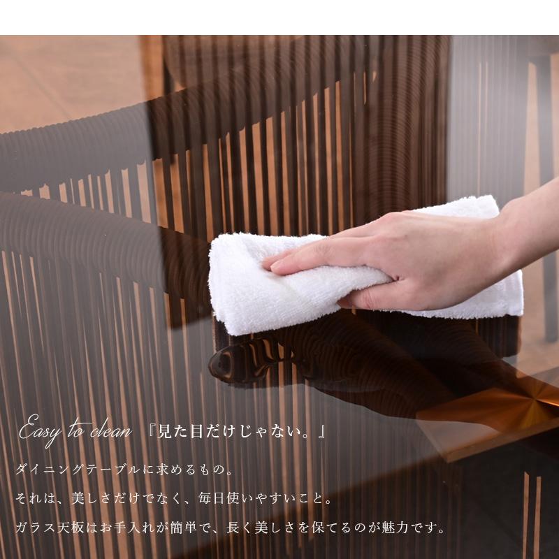 ダイニングセット ダイニングテーブルセット 5点セット ガラステーブル