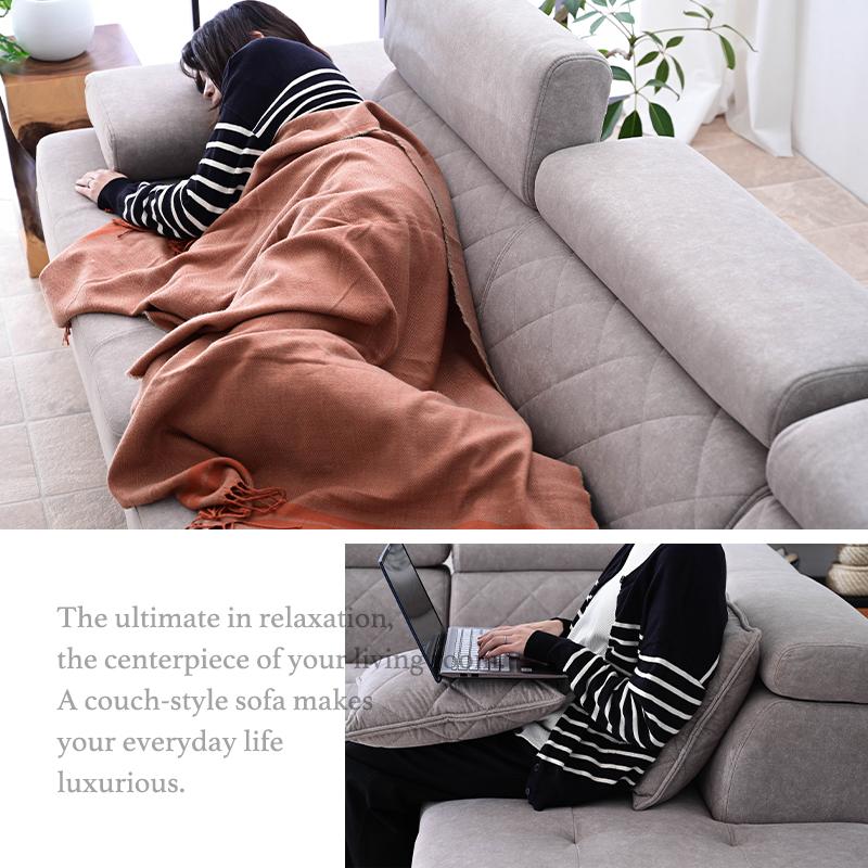 ソファ ソファー 3人掛け 4人掛け 3P 4P 大型 カウチ カウチソファ カウチソファー コーナー コーナーソファ ロータイプ ローソファ 傷に強い 撥水 ハイバック | ブランド登録なし | 15