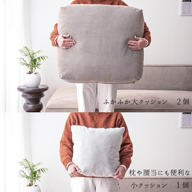 ソファ ソファー コーデュロイ 片肘 シェーズロング ファブリック 2人掛け 2人掛けソファ 2P 大型 高級 北欧 モダン 二人掛け | ブランド登録なし | 04