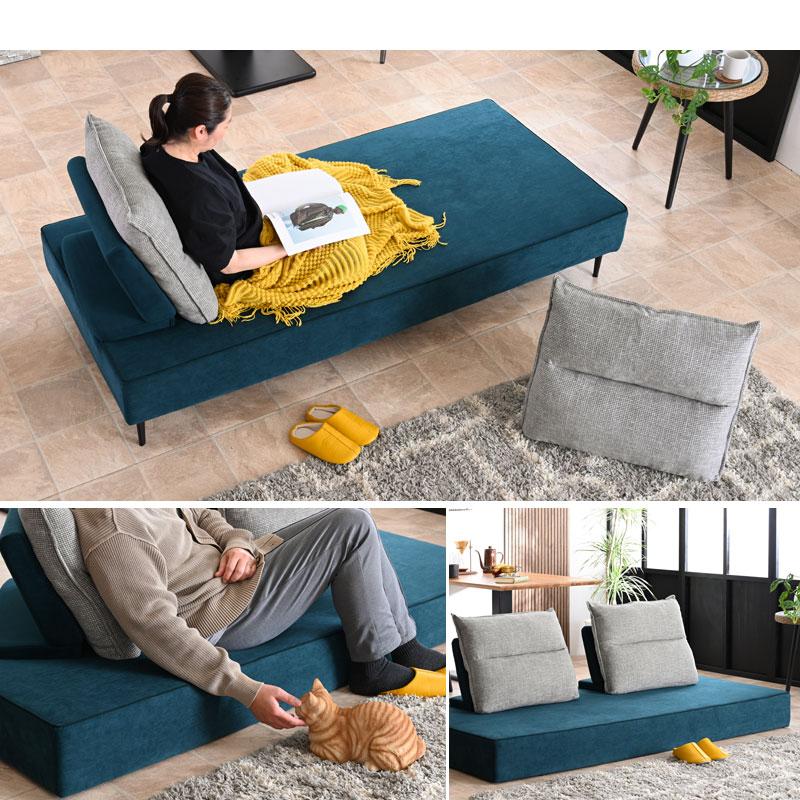 アイランドソファー ローソファ セパレート 3人掛け 3人用 ソファ