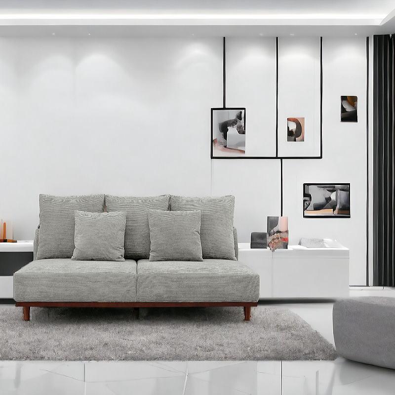 ソファ ソファー コーデュロイ 3人掛けソファ 3人掛け ファブリック 3人 ごろ寝 ごろ寝ソファ あぐら あぐらソファー 3P 北欧 大型 2人掛け 2人掛けソファ | ブランド登録なし | 12