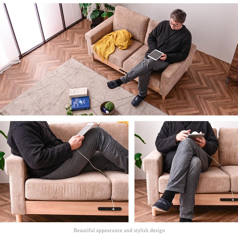 ソファー コーデュロイ ソファ ファブリック 2人掛け 2人掛け 布 ベージュ ローソファ 幅151 ロータイプ 2P 高級 北欧 二人掛け 二人掛けソファst38x | ブランド登録なし | 16