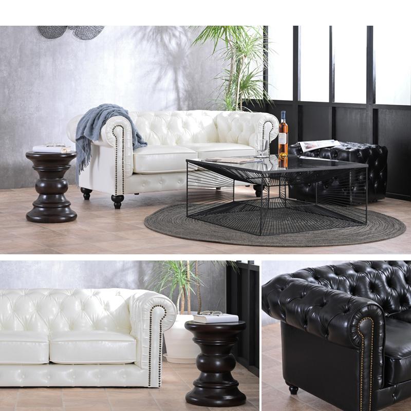 ソファ ソファー 2Pソファ チェスターフィールド おしゃれ 