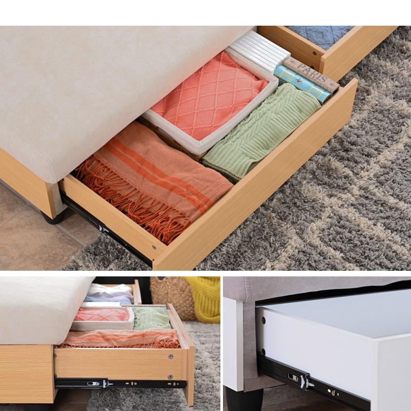 ソファベッド ソファ ソファー 3人掛け 3人用 3人 おしゃれ ペット対応 猫 犬 ネコ生地 ファブリック 収納付き 引出し 北欧 モダン 韓国 st54-4m 【玄関渡し】 | ブランド登録なし | 14