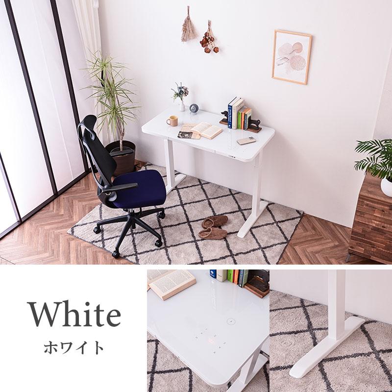 電動 昇降デスク 幅115 書斎机 PCデスク パソコンデスク SOHO 事務机