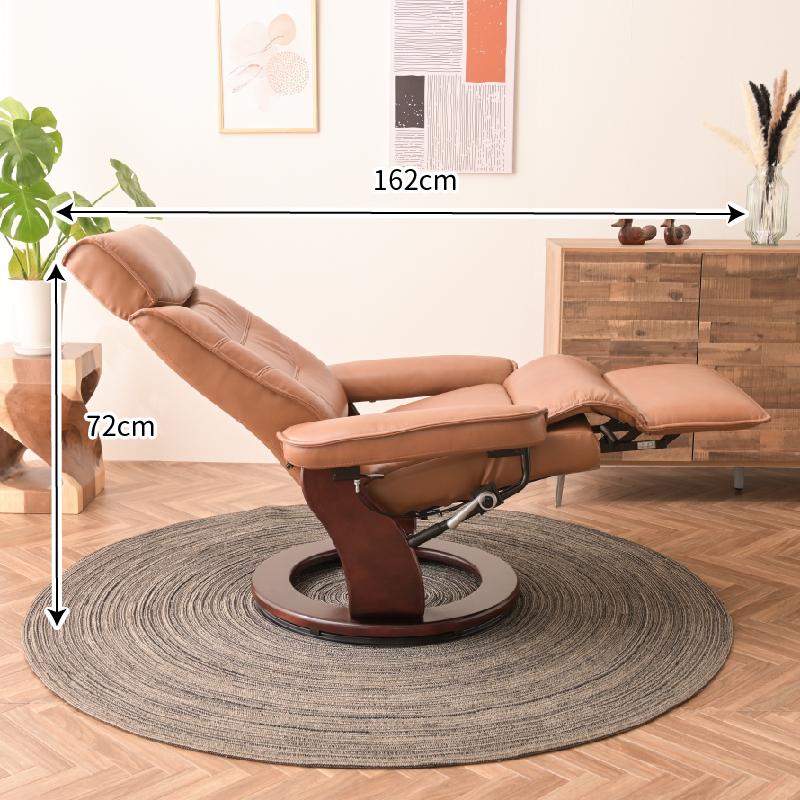 新品　リクライニングチェア　リクライニングソファ　電動チェア　レザー　ブラウン 楽天市場】5%offクーポン配布中 リクライニングチェア