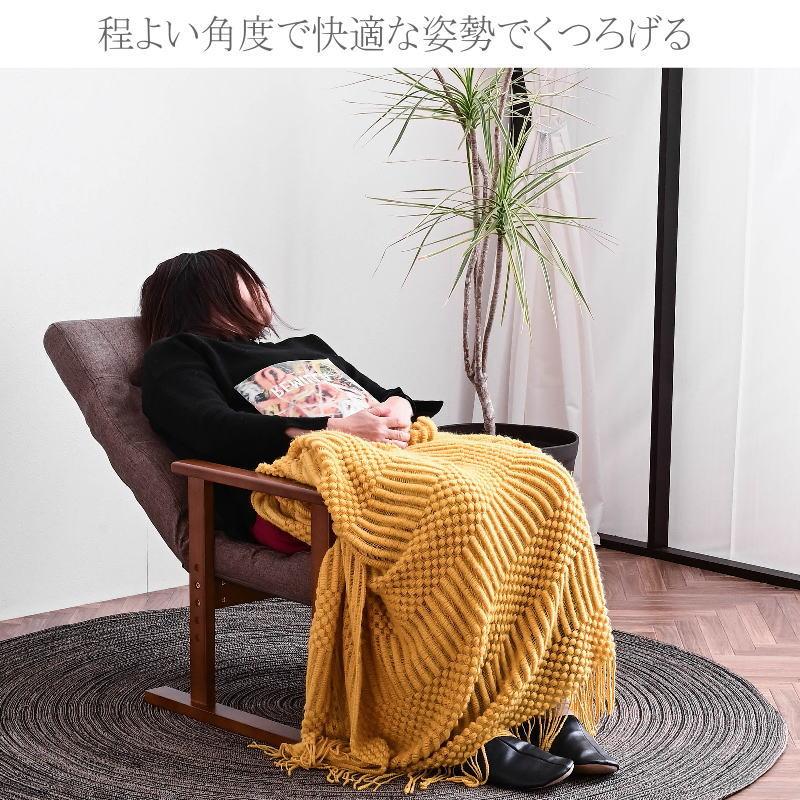 高座椅子 チェアー 椅子 座椅子 リクライニング チェア 高齢者 介護 コンパクト ハイバック ギフト おしゃれst84a | ブランド登録なし | 01