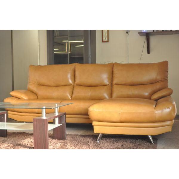 本革カウチソファー！オイル仕上げの光沢はgood！30万円ヲ