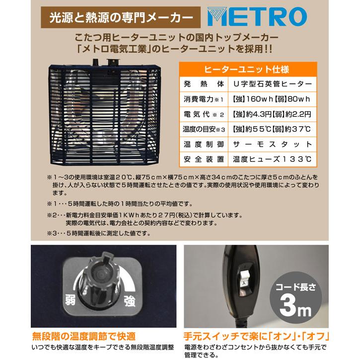 ハイタイプ こたつ デスク ＆ チェアー ＆ 布団 の 3点 セット テーブル ダイニングテーブル 一人用 デスクセット 椅子 コタツ セットST27-2T | ブランド登録なし | 08