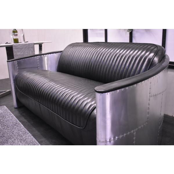 3人掛けソファー　本革 本革3人掛けソファ