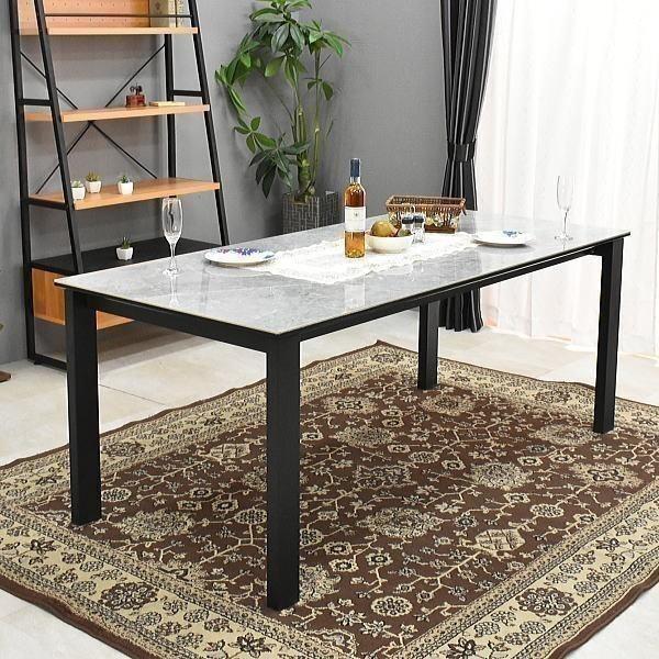 ダイニングテーブル 幅180cm 単品 セラミック天板 セラミック