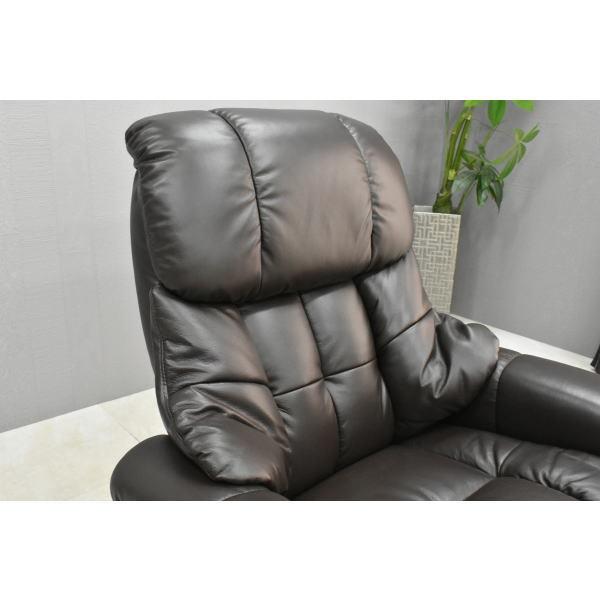 本革張り パーソナルチェア リクライニング ひとりがけ ひとりがけ