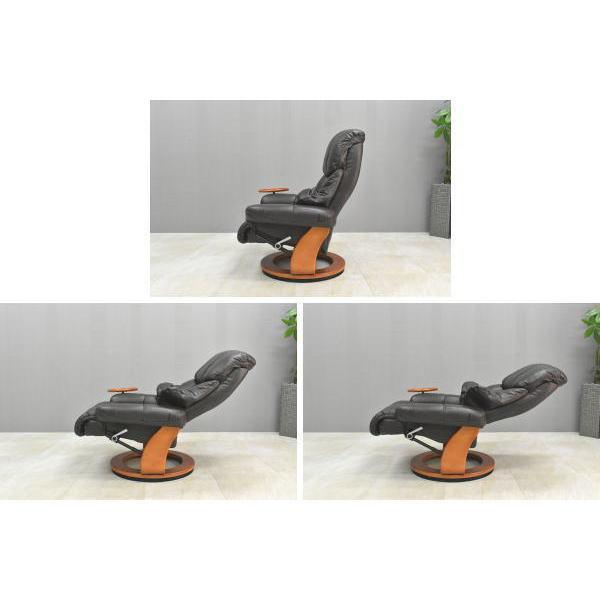 本革張り パーソナルチェア リクライニング ひとりがけ ひとりがけ