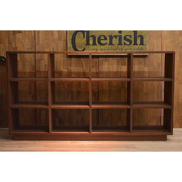 美品■無垢材■ウォールナット■ヴィンテージ■シェルフ■飾り棚■フリーラック■ オープンラック 木製 無垢 おしゃれ ヴィンテージ シェルフ アイアン