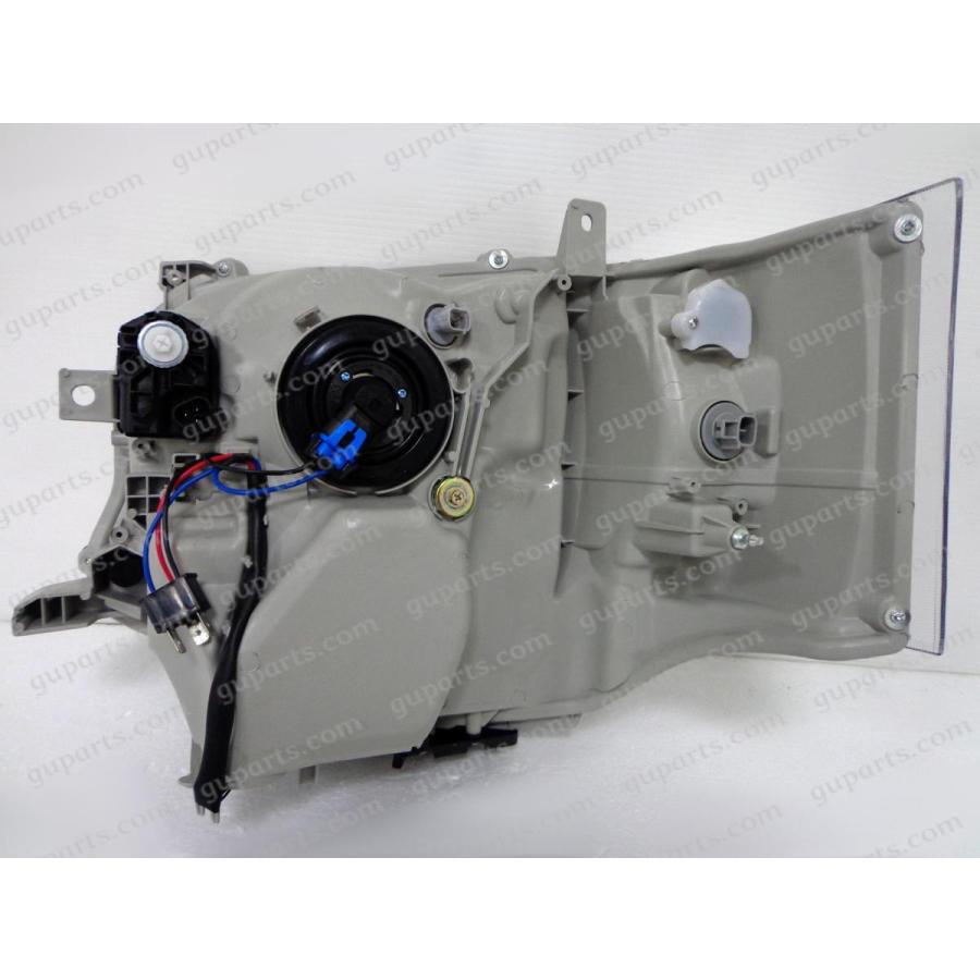 ハイエース 200系 4型 ハロゲン → HID LED 化 右 ヘッド ライト 黒