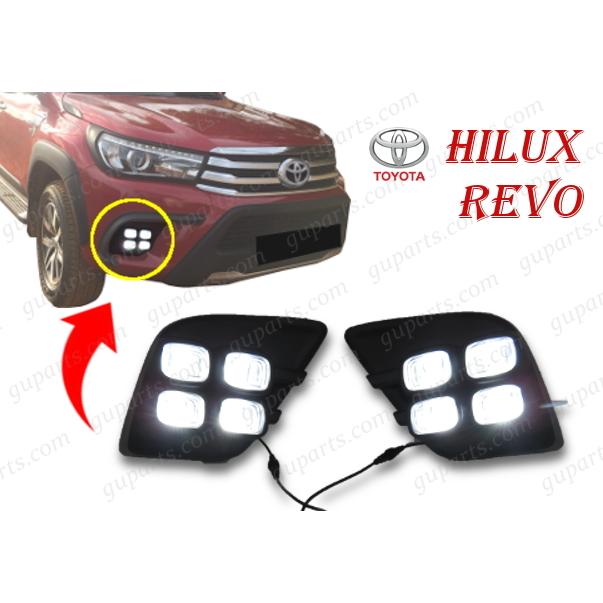 トヨタ 新型 ハイラックス REVO GUN125 LED デイライト ホワイト 