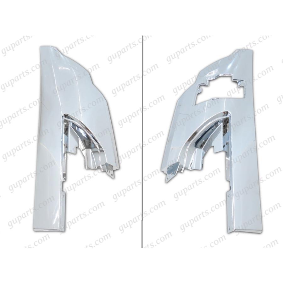 いすゞ 23フォワード 左右 コーナー パネル セット クローム