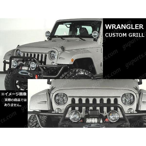 Jeep JEEP ラングラー JK アングリーグリル バットグリル カスタム 