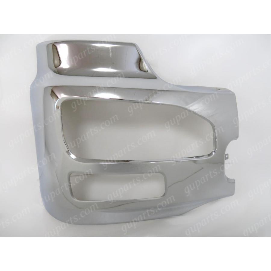 UDトラックス UD クオン 右 フロント サイド バンパー クローム