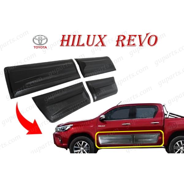 純正ハイラックスGUN125シルバードアサイドモールプロテクター