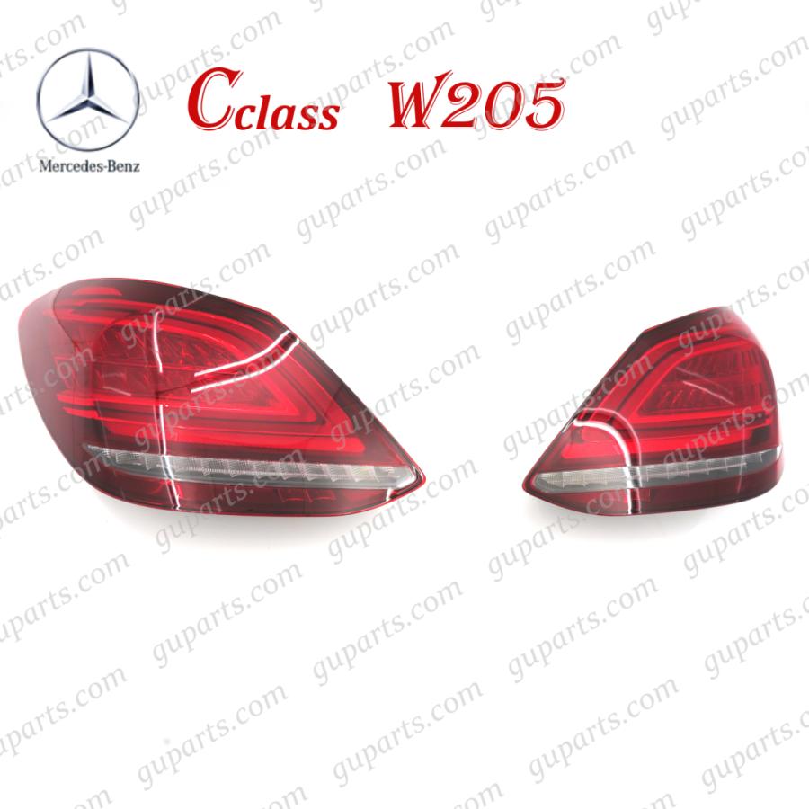 Mercedes-Benz - BENZ C W205 C180 C200 C200 C200 4マチック C220d C350e C43 4マチック 後期 2018〜 後押し 尾っぽ 立ちふさがる 照明ランプ ともし火 LED 決定づける その他ライト-自動車