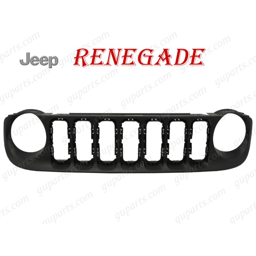 Jeep（ジープ） レネゲード 2015〜 フロント バンパー グリル 黒