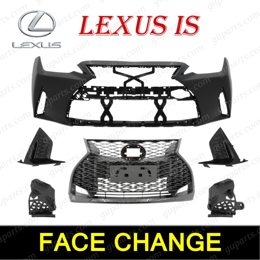 レクサス（LEXUS） IS 30系 後期 Fスポーツ フロントバンパー セット 