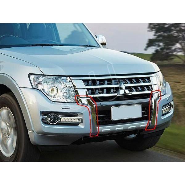 ミツビシ パジェロ V83W V88W V93W V98W 後期 左 右 フロント バンパー 