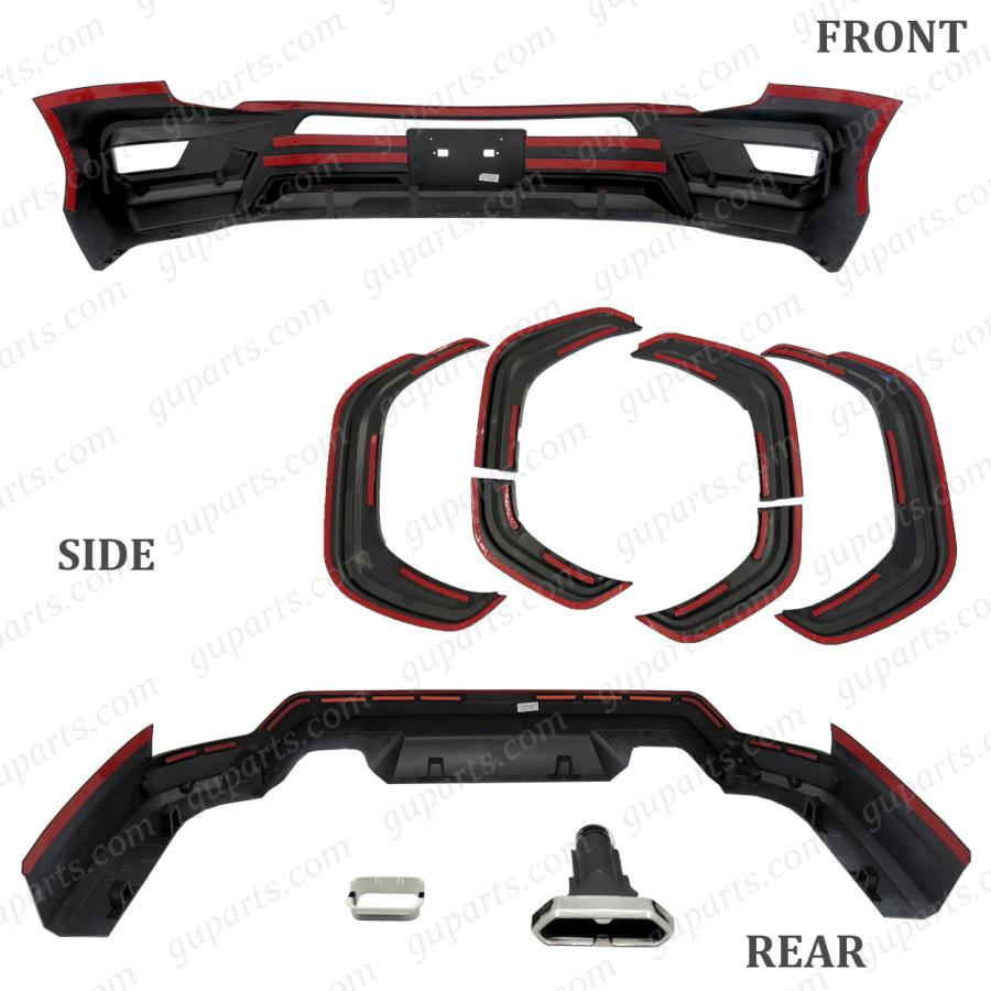 質 ランドクルーザー 300 系 フロント リア エアロ フェンダー