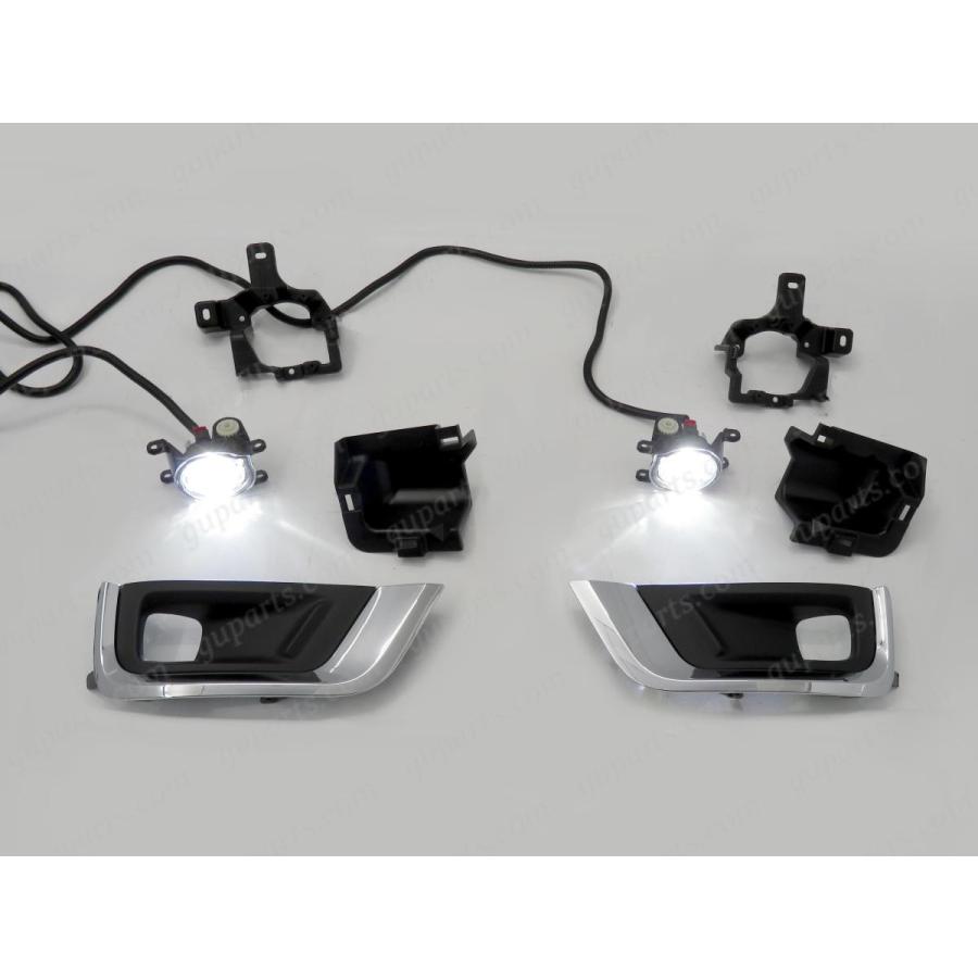 ランドクルーザー 300 ZX フォグ ランプ カバー セット メッキ