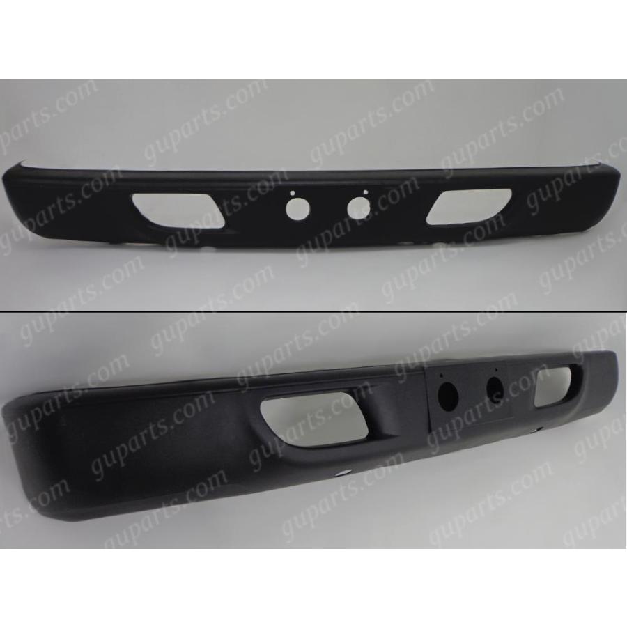 いすゞ NEW PM エルフ ワイド フロント バンパー 未塗装 フォグ