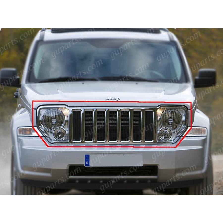 Jeep（ジープ） チェロキー KK37 2008〜2013 フロント バンパー グリル