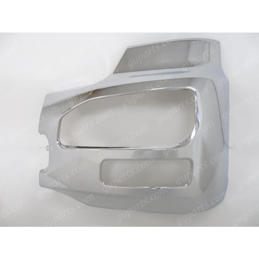 UDトラックス UD クオン 左 フロント サイド バンパー クローム メッキ