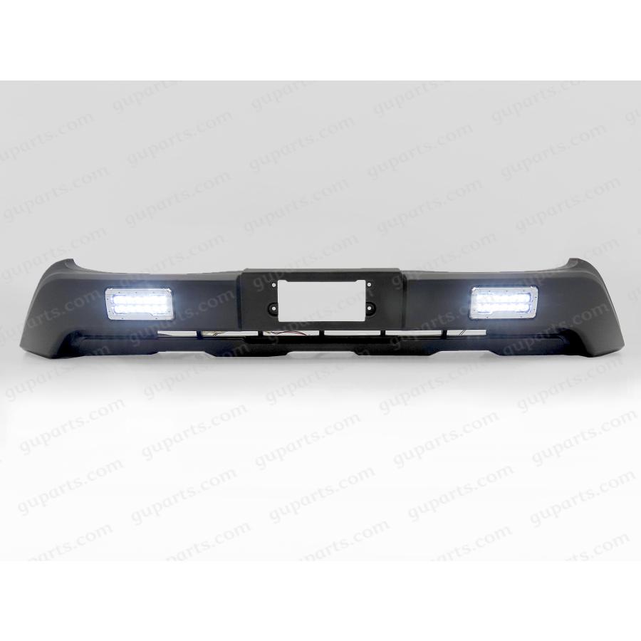 ハイエース 200 系 ワイド フロント バンパー ガード デイライト LED