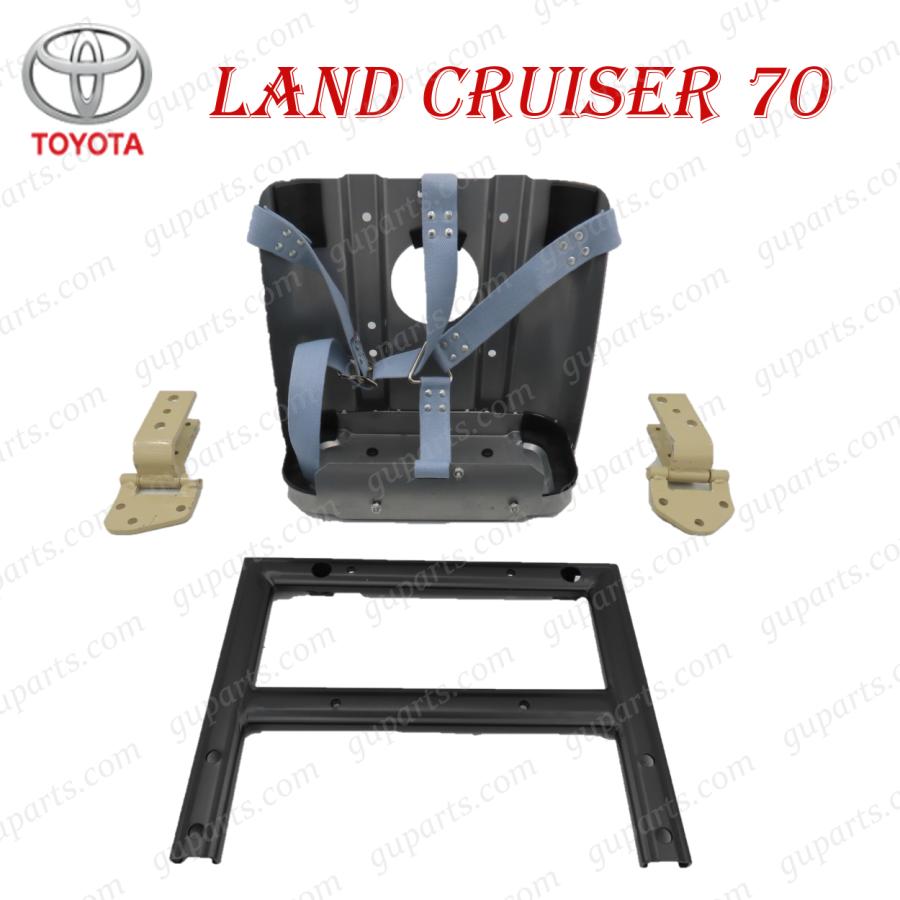 【新品未使用】70系ランクル ガソリンタンクホルダー 燃料タンクホルダー 純正 ランドクルーザー トヨタ 70系 リア ガソリン タンク ジェリ缶