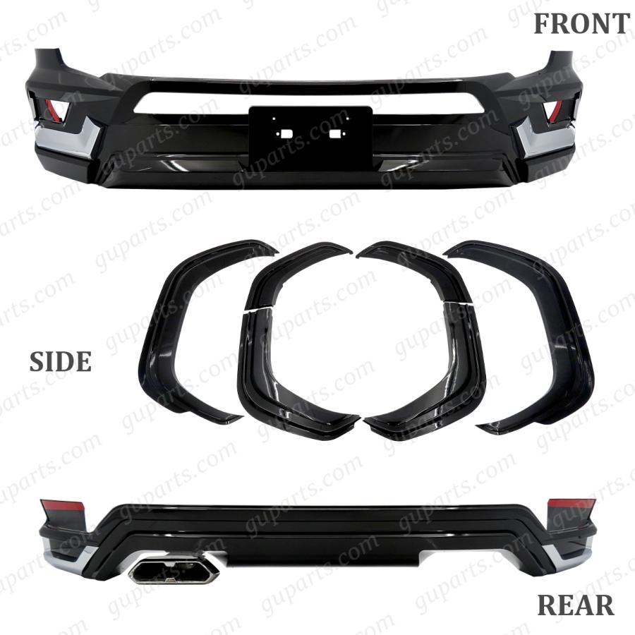 ブラック フロント・リアフェンダー P&A International インナーリアフェンダー Kawasaki ZZR1400