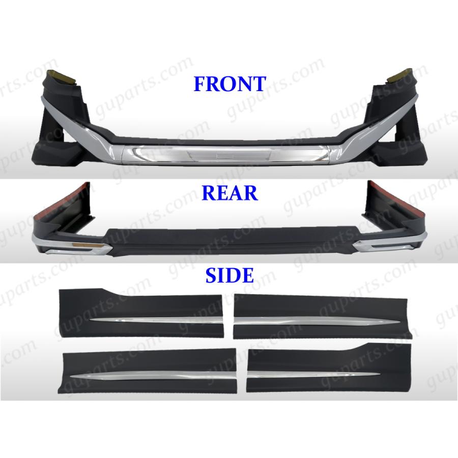 ヴェルファイア トヨタ 30 後期 V X 系 フロント スポイラー リア