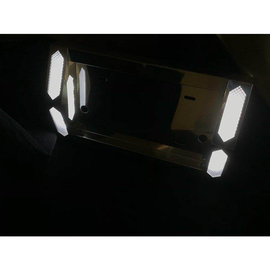 ジェットイノウエ 24V LED （ホワイト）大型 とんがりナンバープレート