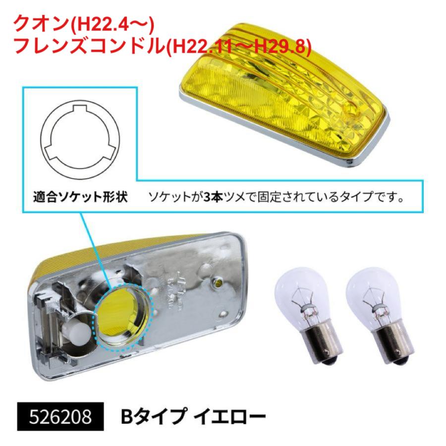 ジェットイノウエ イエロー ドアサイドマーカーランプ 日産 ・4 ジェットイノウエ イエロー ドアサイドマーカーランプ 日産 ・4