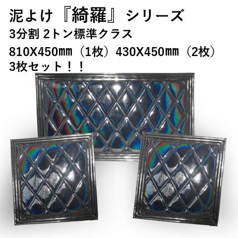 ジェットイノウエ 泥除け 綺羅シリーズ 3分割 2トン標準クラス 810X450
