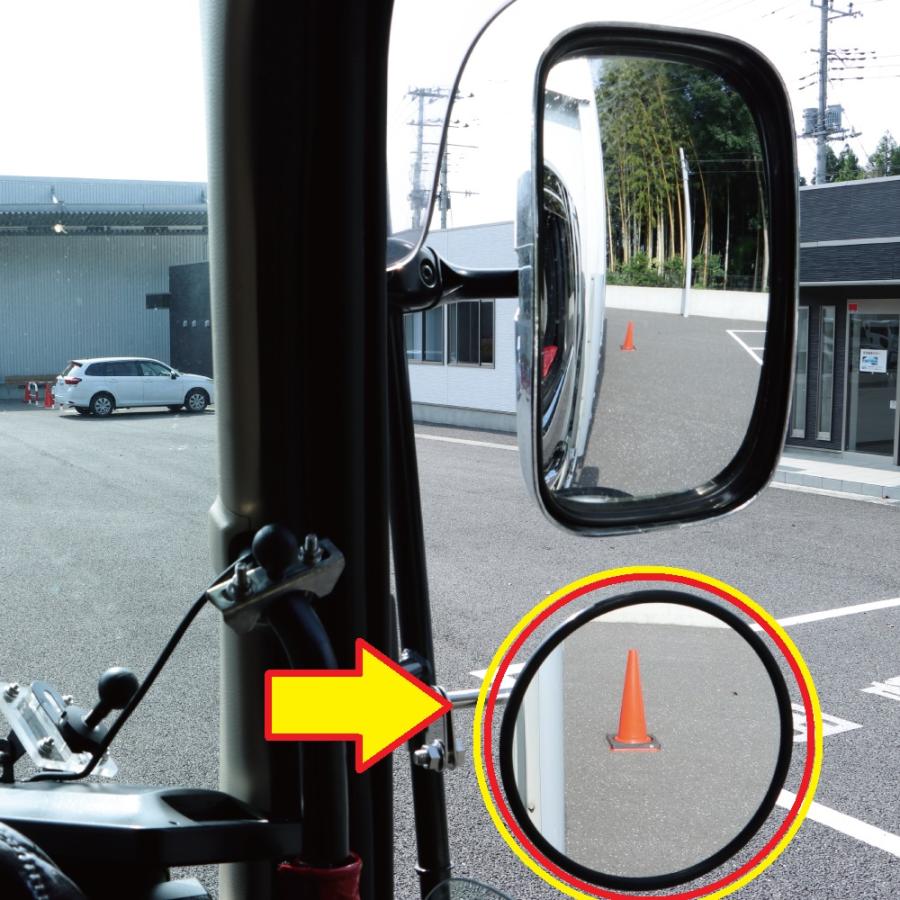 ジェットイノウエ 501573 バックショットミラー クラシック ver15 丸型