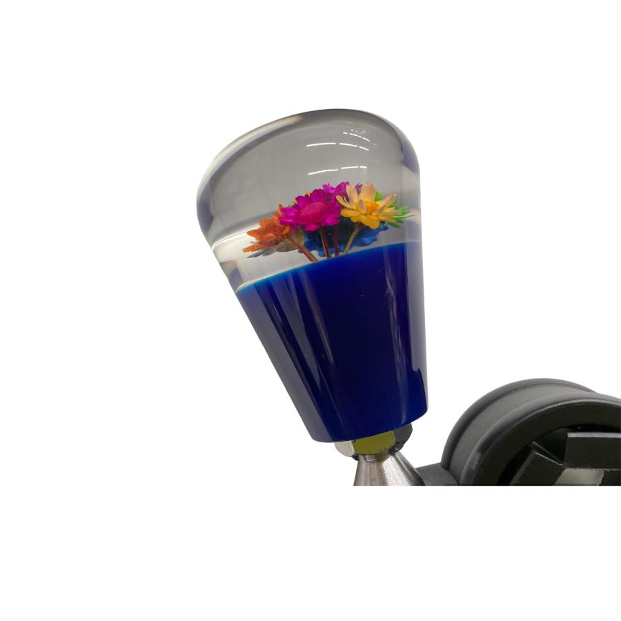 青 水中花 ハンドルスピンナー トラック用品 ドライフラワー トラック 
