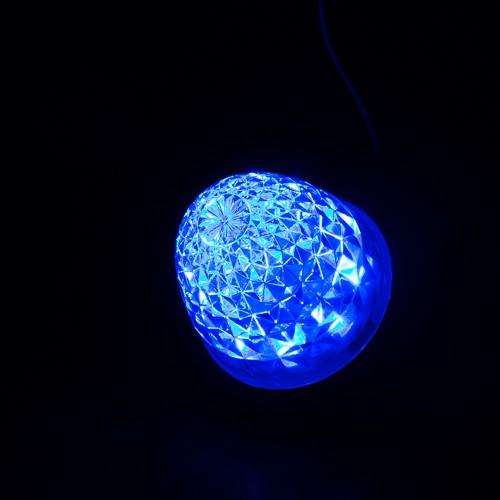 ヤック YAC 青 超流星 LEDサイドマーカーランプ（10個セット）ガラス